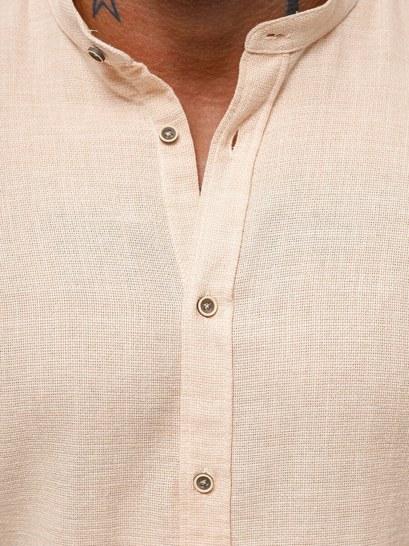 Camisa de hombre de melocotón OZONEE O/V85