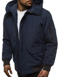 Chaqueta de hombre azul marino OZONEE JS/2019005