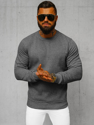 Sudadera de hombre grafito OZONEE JS/2001-10Z