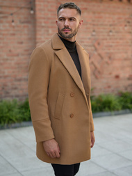 Abrigo de hombre camel OZONEE JS/11Z8269