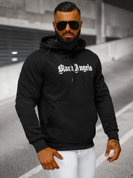 Sudadera de hombre negra OZONEE JS/27B6509/3