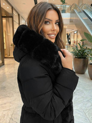 Chaqueta de mujer negra OZONEE JS/5M3158/392Z