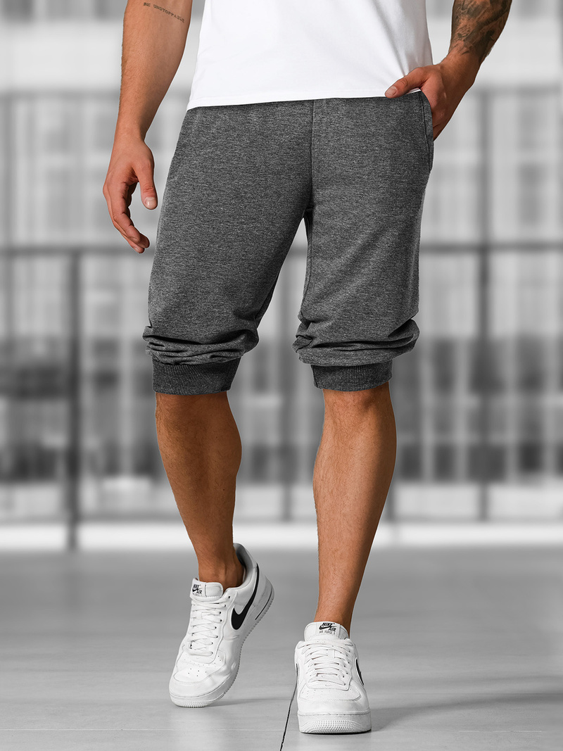 Pantalón corto de hombre grafito OZONEE JS/XW07/5Z