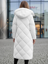 Chaqueta de mujer blanca OZONEE JS/5M3173/281Z