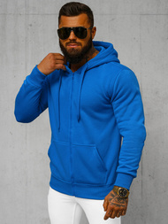 Sudadera de hombre azul OZONEE JS/2008Z 