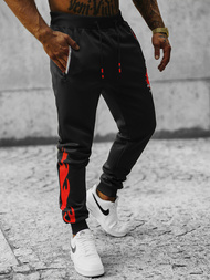 Pantalón de chándal de hombre negras OZONEE JS/K10237Z