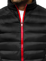 Chaqueta de hombre negra/2 OZONEE JB/JP1111