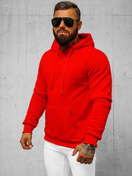 Sudadera de hombre roja OZONEE JS/2009Z