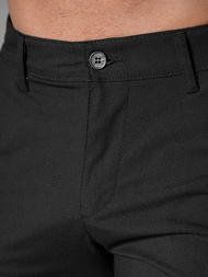 Pantalones cortos chinos de hombre negras OZONEE DJ/4400Z
