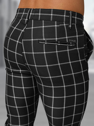 Pantalón chino de hombre negras OZONEE DJ/5522Z