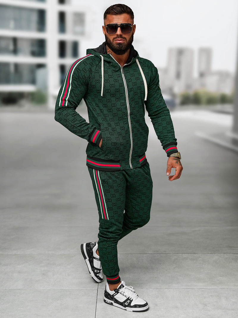 Chándal de hombre verde OZONEE O/FF5111AB