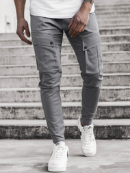 Pantalón jogger de hombre  gris OZONEE A/1003