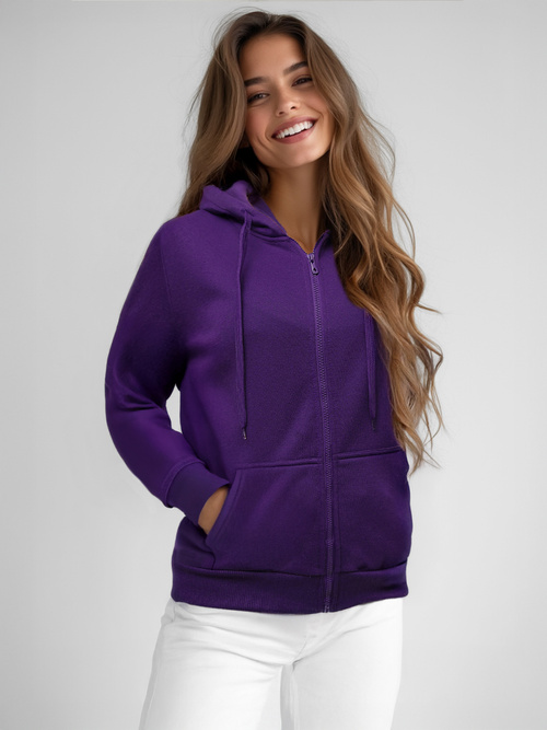 Sudadera de mujer violeta OZONEE JS/W03Z