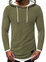 Sudadera de hombre verde claro OZONEE O/1252Z