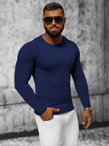 Jersey de hombre azul oscuro OZONEE NB/MMB602/5Z