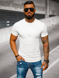 Camiseta de hombre blanco OZONEE NB/MT3056Z