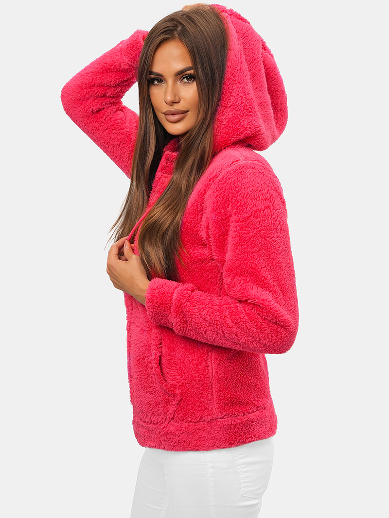 Sudadera de mujer coral OZONEE JS/HH007/28Z