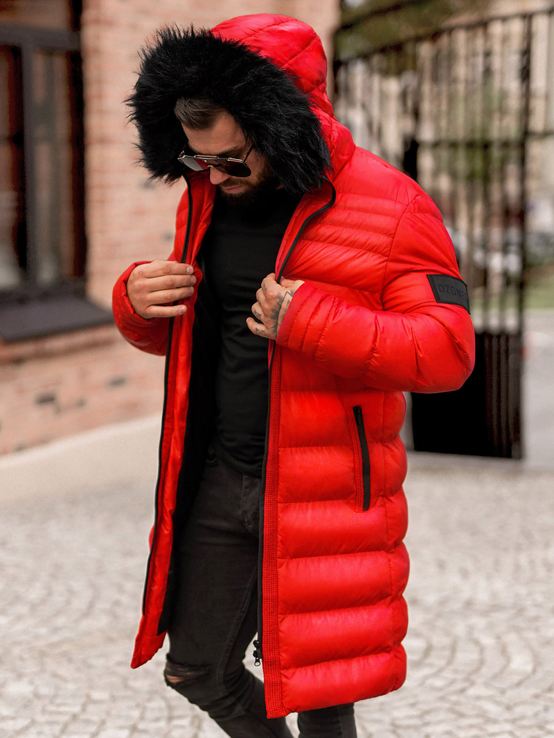 Chaqueta de hombre roja OZONEE O/M801Z