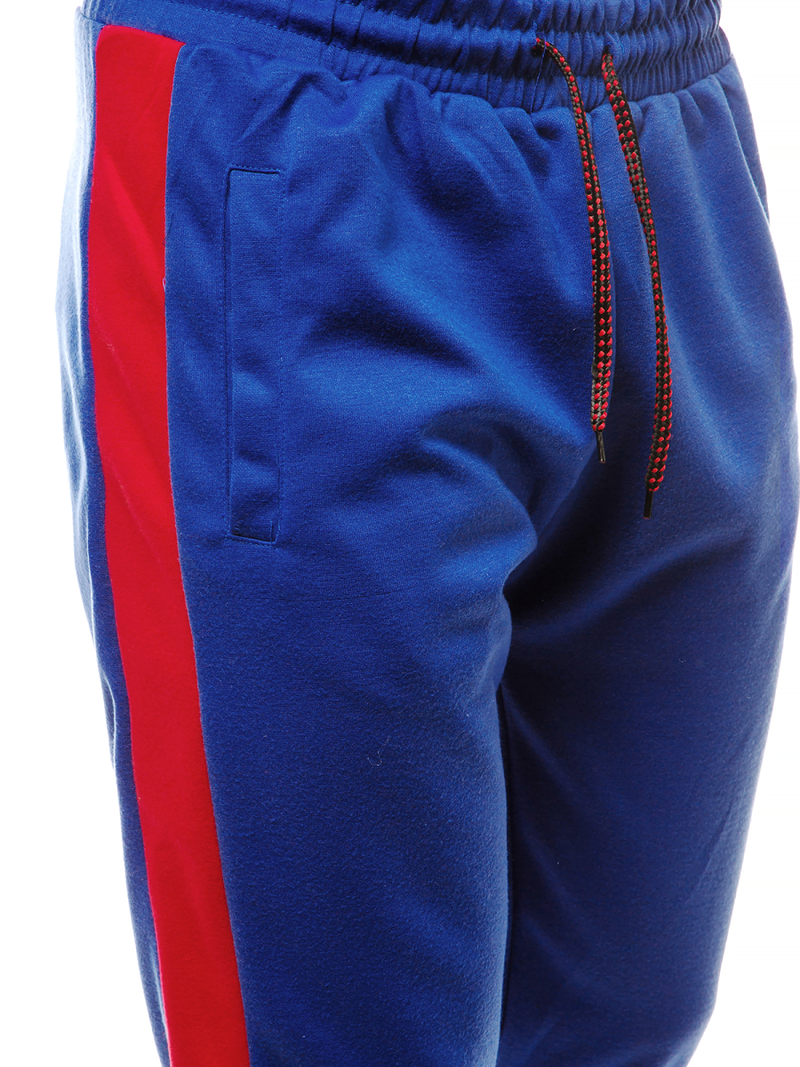 Pantalón de chándal de hombre azul rojo OZONEE JS/JZ11005