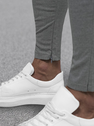 Pantalón chino de hombre gris oscuro OZONEE DJ/3300