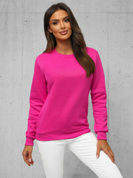 Sudadera de mujer rosa oscuro OZONEE JS/W01Z