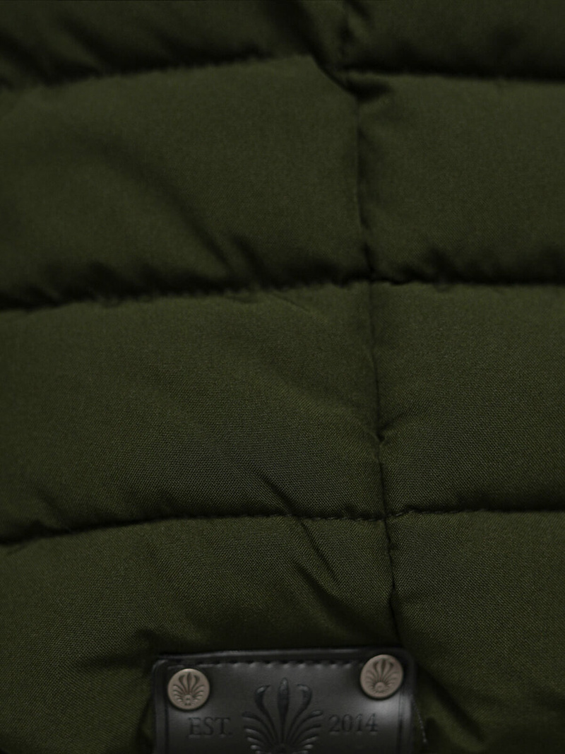 Chaqueta de mujer caqui OZONEE O/W377Z