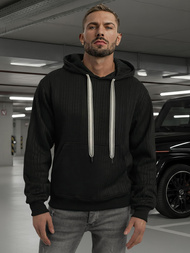 Sudadera de hombre negra OZONEE O/3C577
