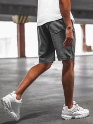 Pantalón corto de hombre grafito OZONEE O/WW20012/3