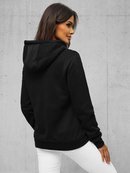 Sudadera de mujer negra OZONEE JS/W03Z