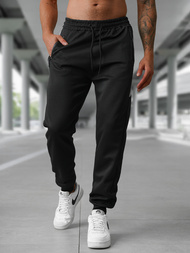 Pantalón de chándal de hombre negras OZONEE JS/15K1850/3