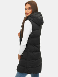 Chaleco de mujer negro OZONEE N/7046