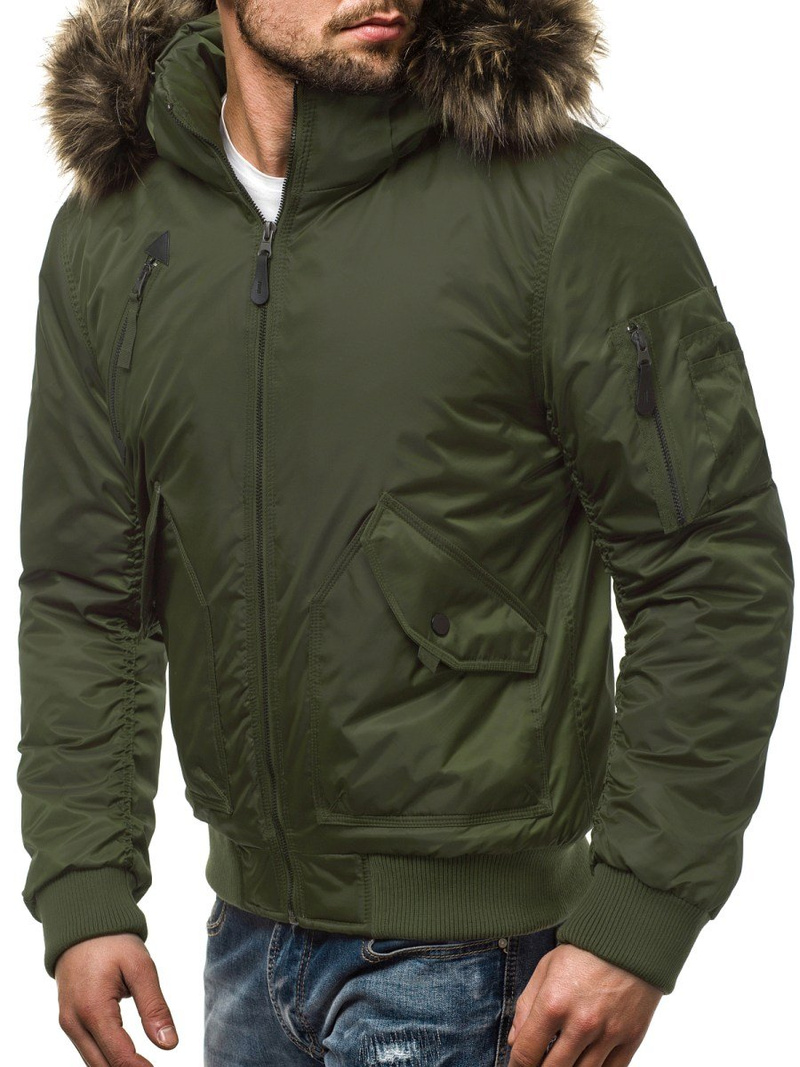Chaqueta de hombre verde OZONEE O/99122