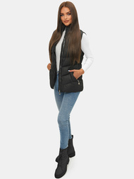 Chaleco de mujer negro OZONEE JS/M719/392