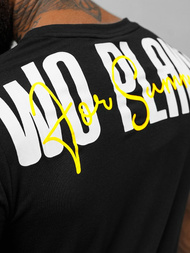 Camiseta de hombre negra OZONEE O/T1277/3