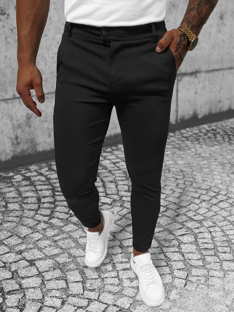 Pantalón de hombre negras OZONEE O/P4049