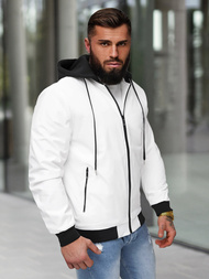 Chaqueta de hombre blanca OZONEE JS/62M9502/281