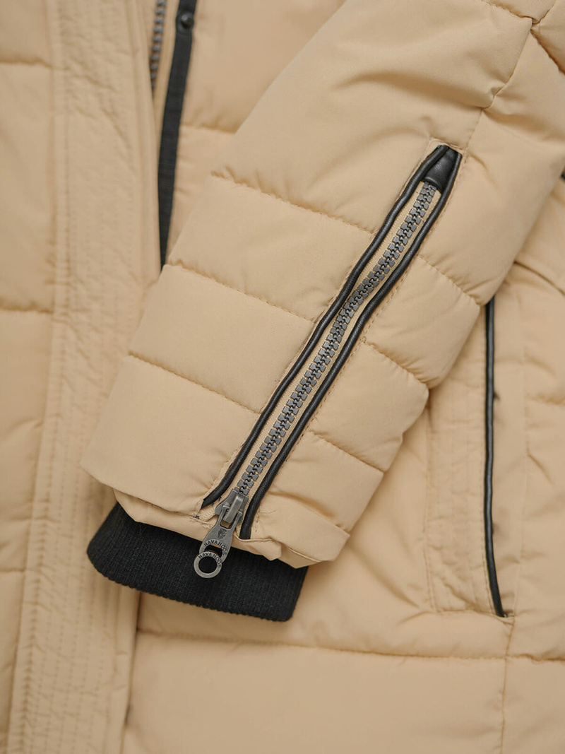 Chaqueta de mujer beige OZONEE O/W377