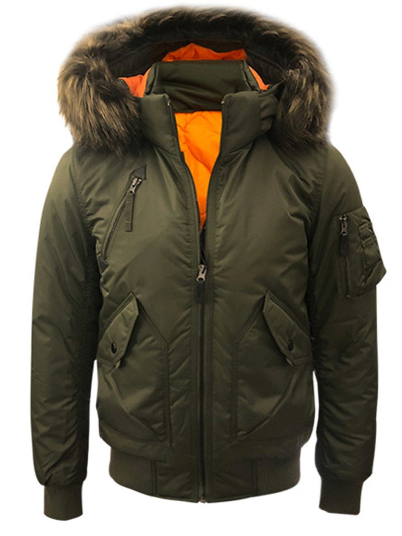 Chaqueta de hombre verde OZONEE O/99122