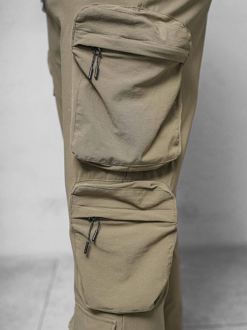 Pantalón de hombre beige oscuro OZONEE O/PS5528