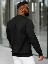 Sudadera de hombre negra OZONEE O/P2031Z