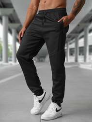 Pantalón de chándal de hombre negras OZONEE JS/15K1838/3