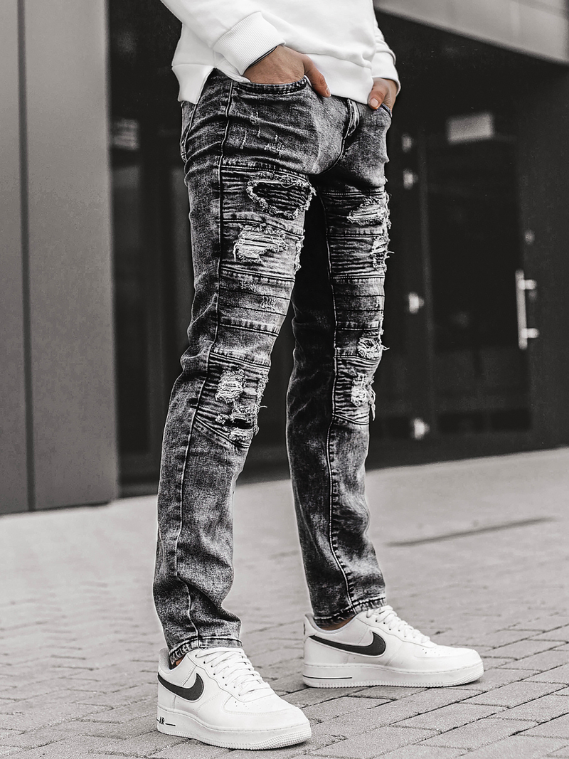 Vaqueros de hombre grafito OZONEE V/19194