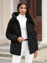 Chaqueta de mujer negra OZONEE JS/5M3175/392Z