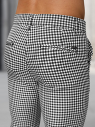 Pantalón de hombre negro-blanco OZONEE DJ/5531Z