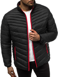 Chaqueta de hombre negra OZONEE JB/JP1137Z