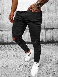 Vaqueros de hombre negras OZONEE E/5391/02