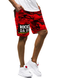 Pantalón corto de hombre rojo JS/KK300161