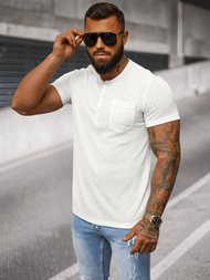 Camiseta de hombre blanco OZONEE O/L1453
