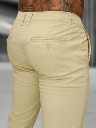 Pantalón de hombre beige OZONEE BL/SK222/6