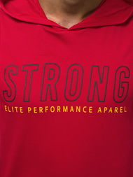 Camiseta sin mangas de hombre roja OZONEE MAD/2992Z